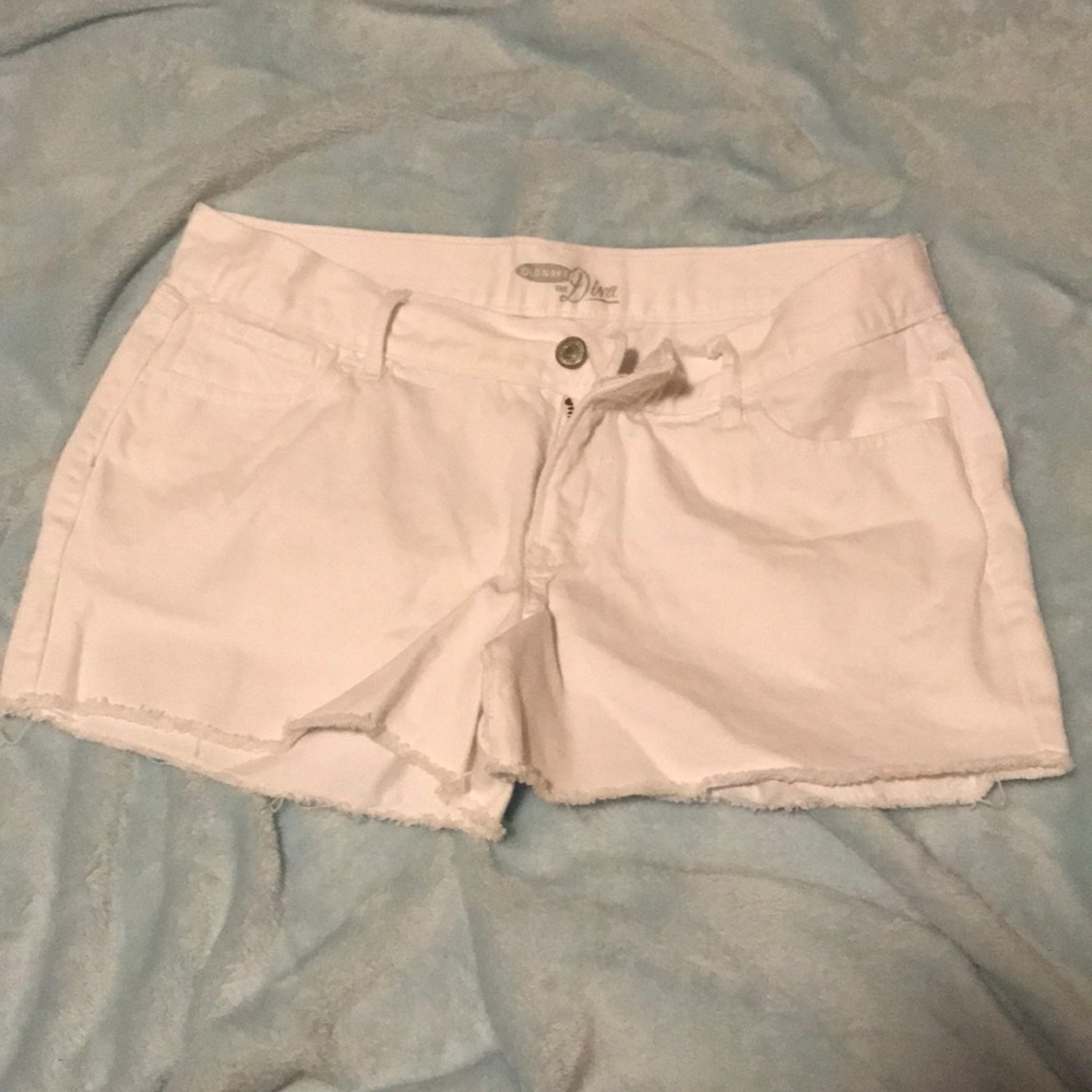White Old Navy Shorts.